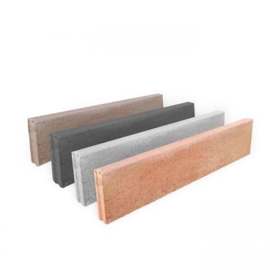 Barabás kerti szegélykő 100x20x5 cm sárga-piros