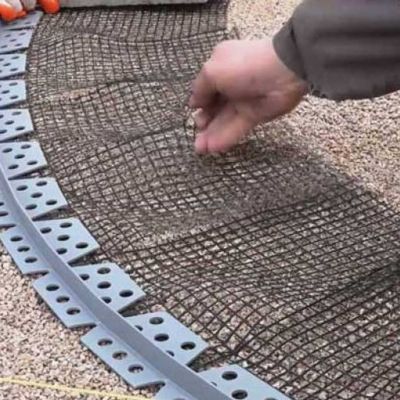 Barabás Steinfix kerti szegély 200 mm íves