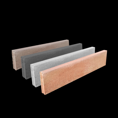 Barabás kerti szegélykő 100x20x5 cm barna-melír