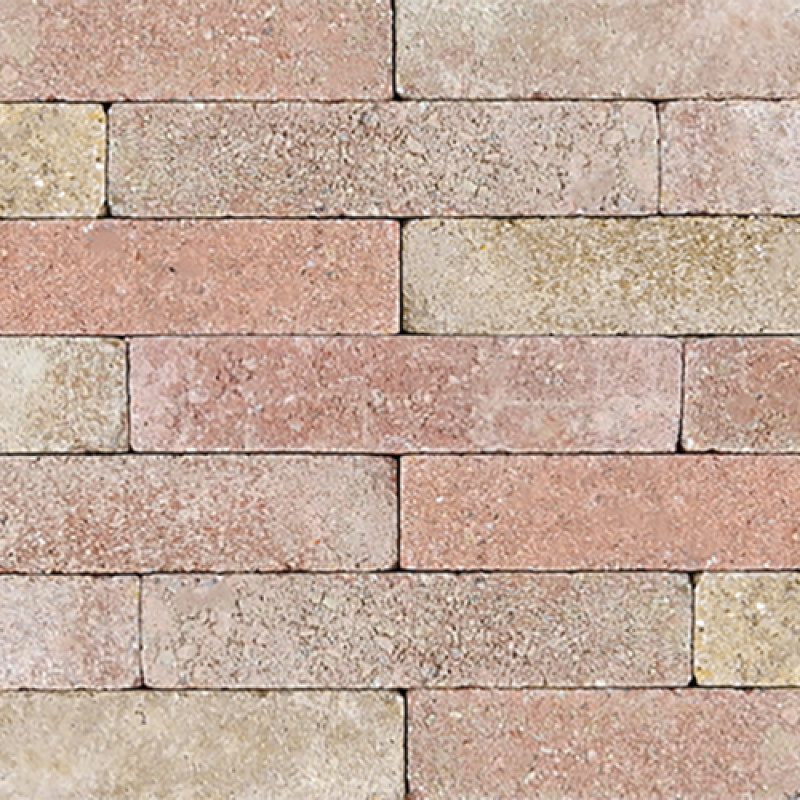 Barabás Féltéglakő 5cm - sárga-piros